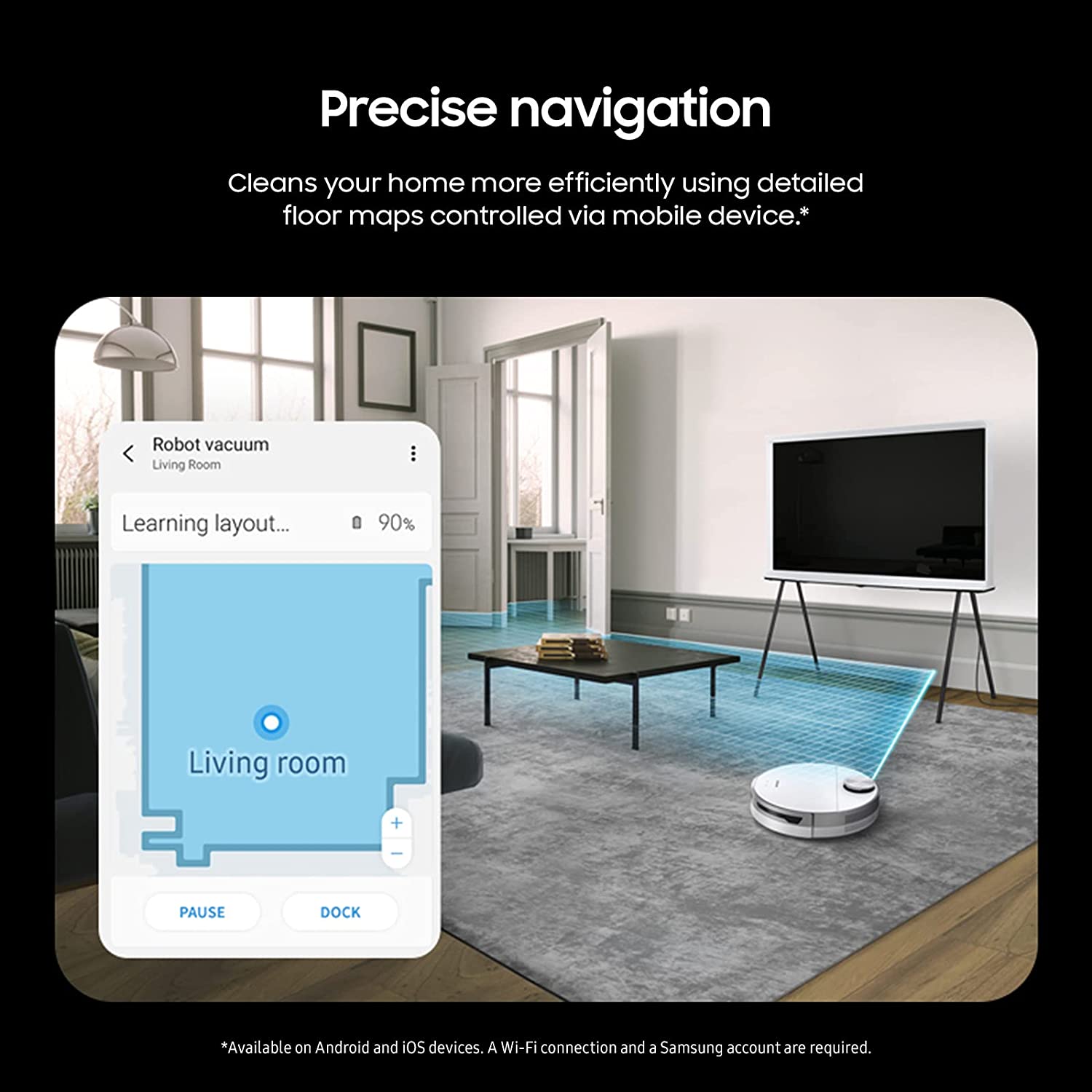 Samsung's Robot Vacuum Cleaner: The Cleanest Home is Just a Button Away
